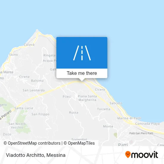 Viadotto Architto map