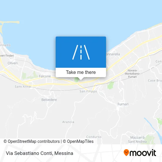 Via Sebastiano Conti map
