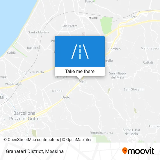 Granatari District map