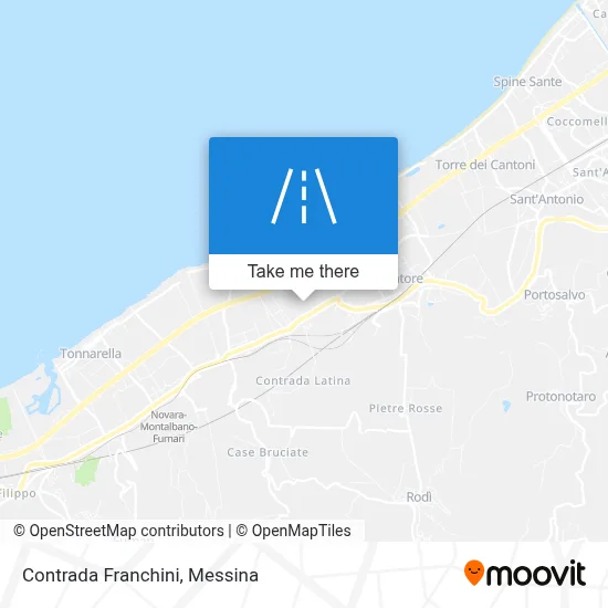 Contrada Franchini map