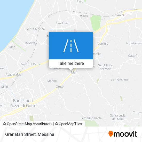 Granatari Street map