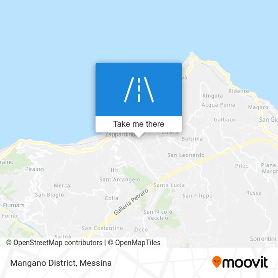 Mangano District map