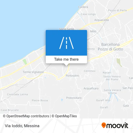 Via Ioddo map