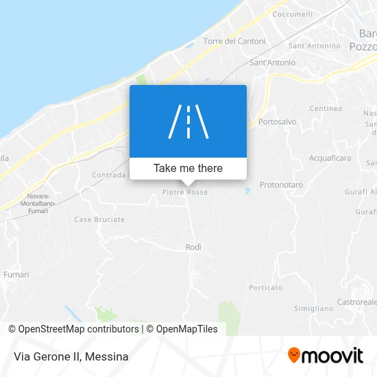 Via Gerone II map