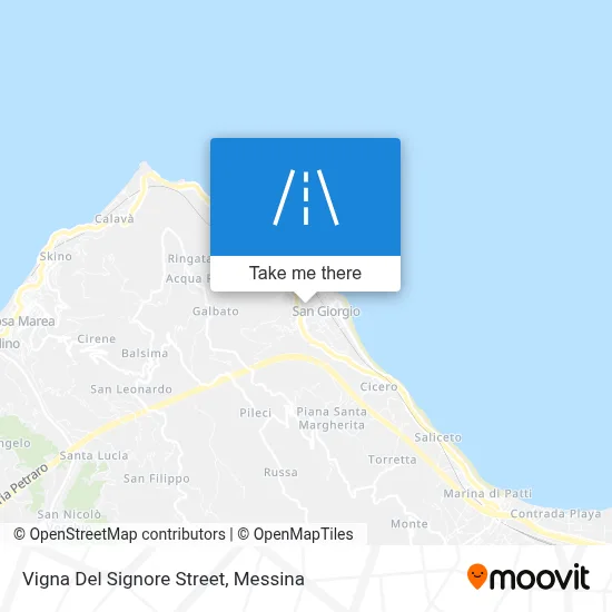 Vigna Del Signore Street map