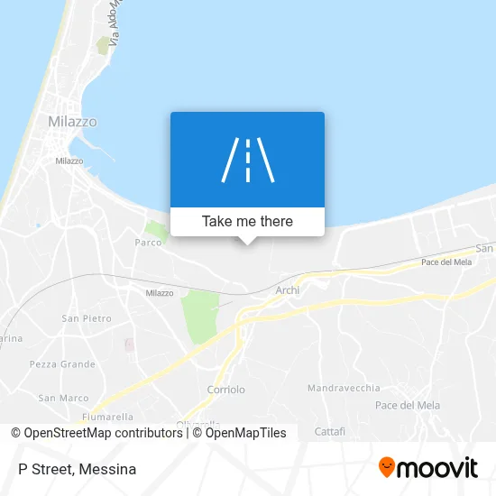 P Street map