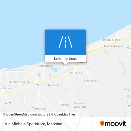 Via Michele Spadafora map