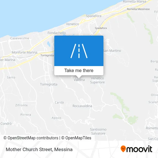Mother Church Street map