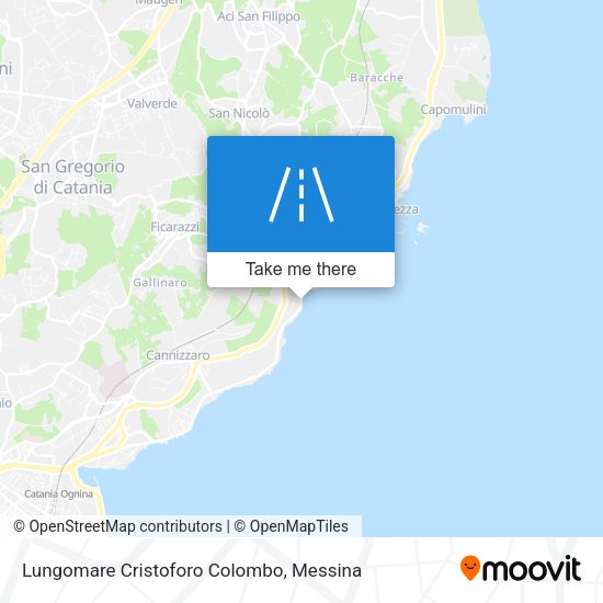 Lungomare Cristoforo Colombo map