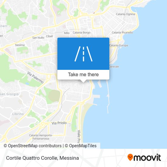 Cortile Quattro Corolle map
