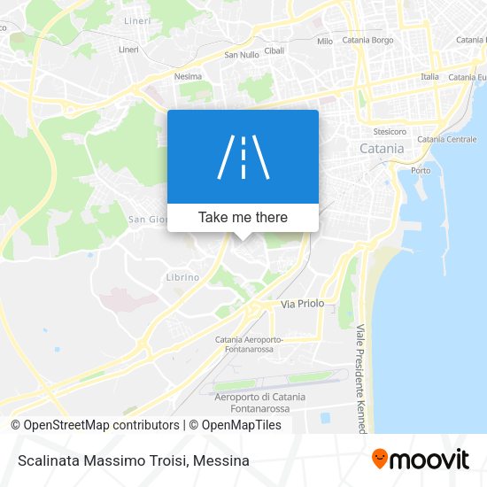 Scalinata Massimo Troisi map