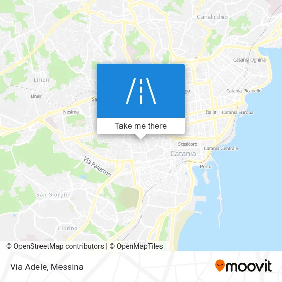Via Adele map