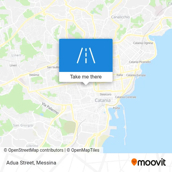 Adua Street map