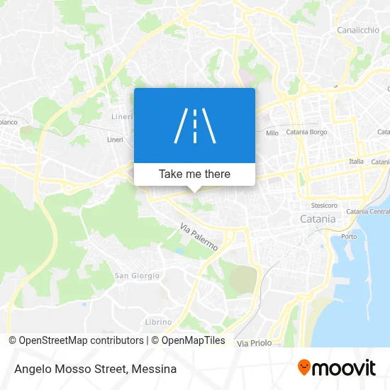 Angelo Mosso Street map