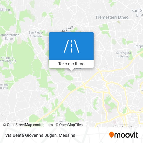 Via Beata Giovanna Jugan map