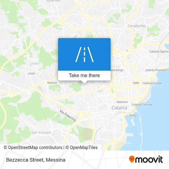 Bezzecca Street map