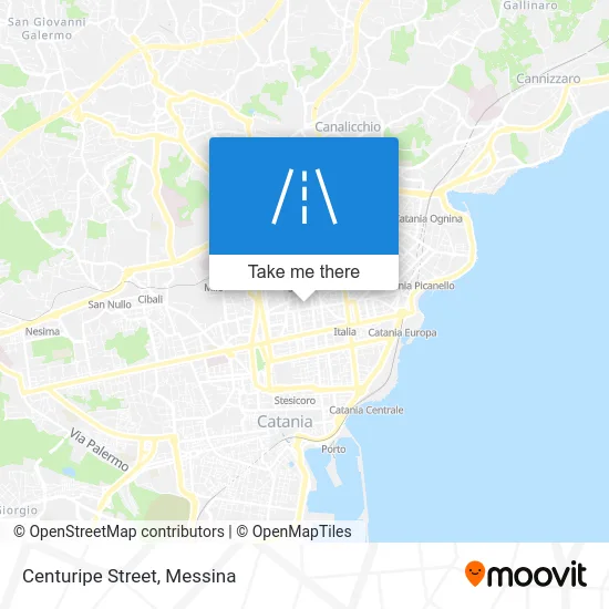 Centuripe Street map