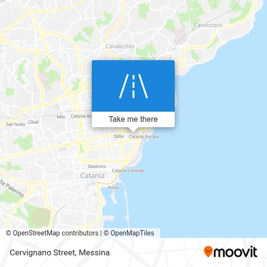 Cervignano Street map