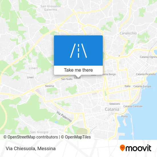 Chiesuola Street map