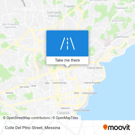 Colle Del Pino Street map