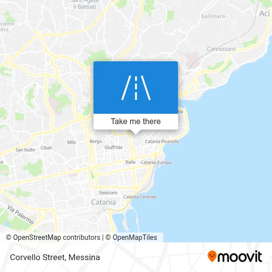 Corvello Street map