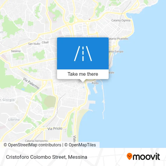 Cristoforo Colombo Street map