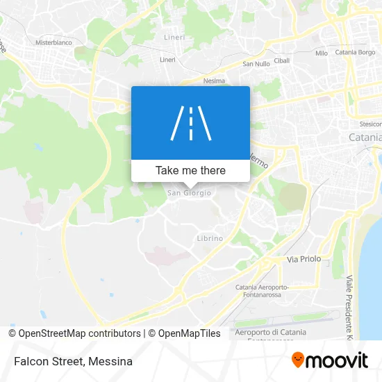 Falcon Street map