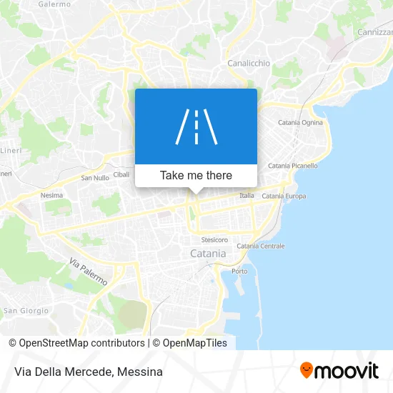 Via of the Mercede map