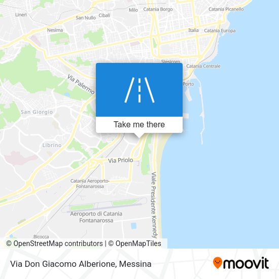 Via Don Giacomo Alberione map