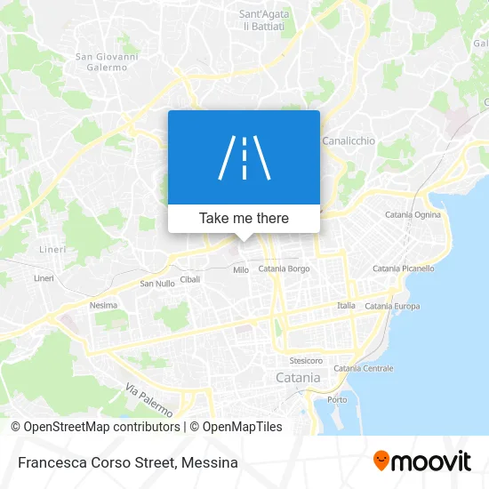 Francesca Corso Street map