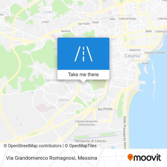 Via Giandomenico Romagnosi map