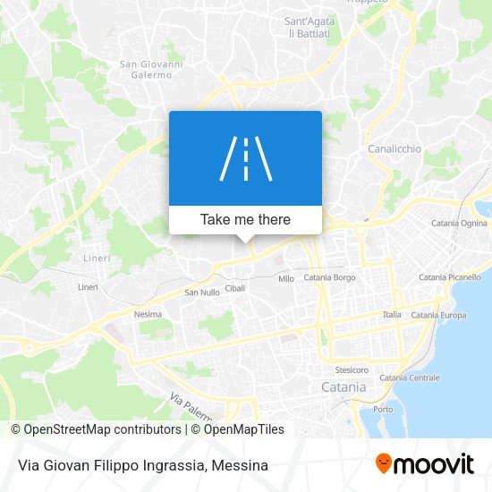 Via Giovan Filippo Ingrassia map