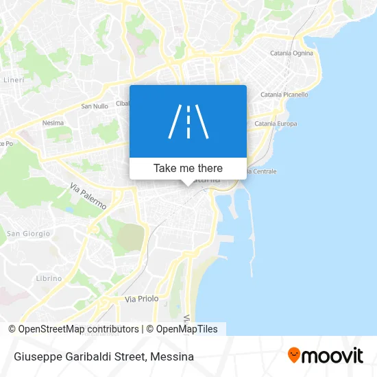 Giuseppe Garibaldi Street map