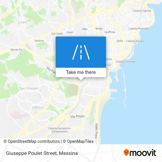 Giuseppe Poulet Street map