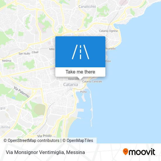 Via Monsignor Ventimiglia map