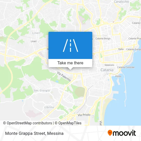 Monte Grappa Street map