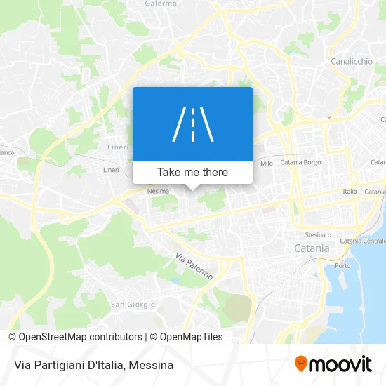 Partigiani D'Italia Street map