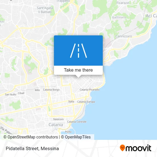 Pidatella Street map