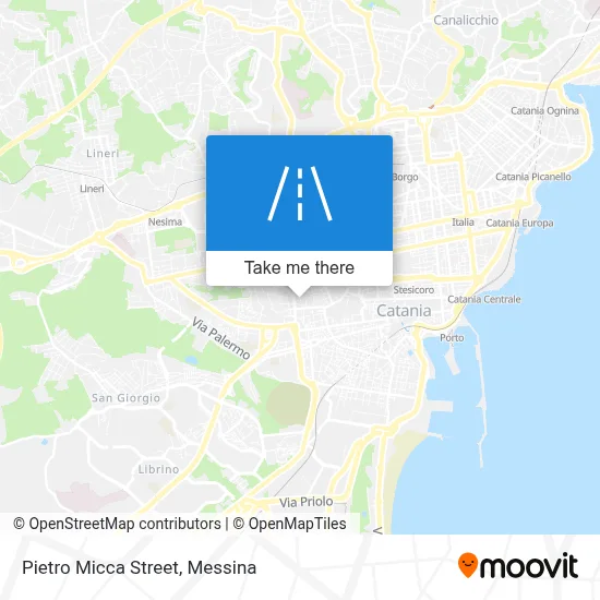 Pietro Micca Street map
