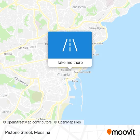 Pistone Street map