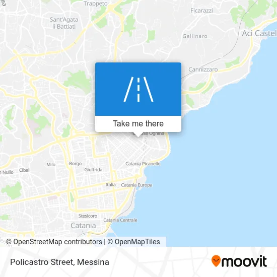 Policastro Street map