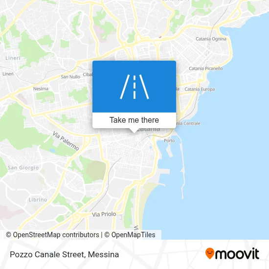 Pozzo Canale Street map
