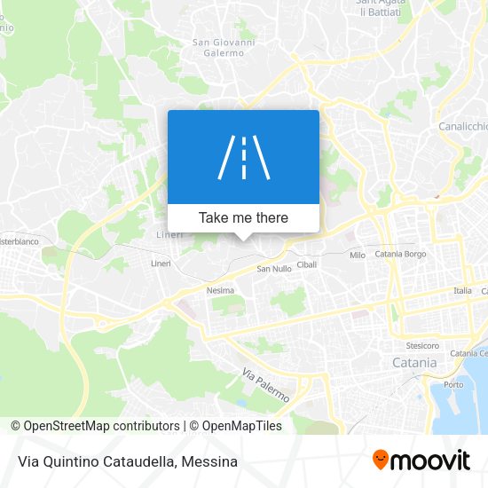 Via Quintino Cataudella map