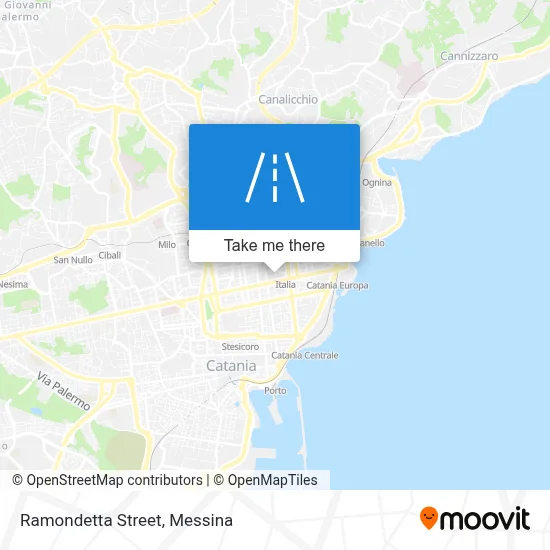 Ramondetta Street map