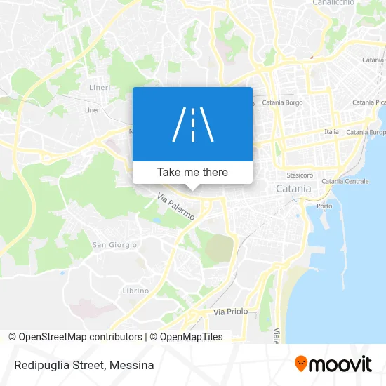 Redipuglia Street map