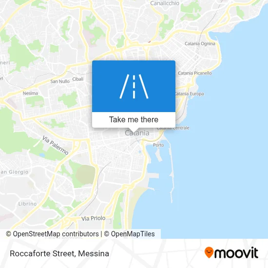 Roccaforte Street map