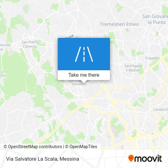 Via Salvatore La Scala map