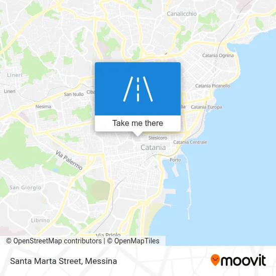 Santa Marta Street map