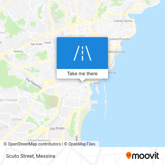 Scuto Street map