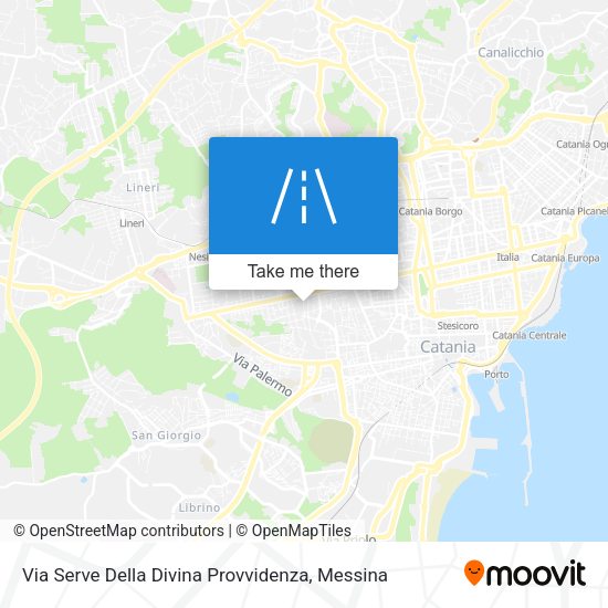 Via Serve Della Divina Provvidenza map